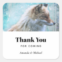 Niedlich Furry Fox auf Blue Grunge Hintergrund Dan