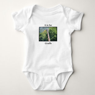 Niedlich G ist für Giraffe Baby 1 Stück Strampler