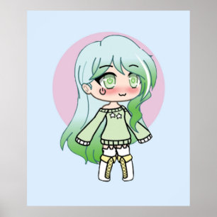 Niedlich Gacha Series Girl Riley Poster