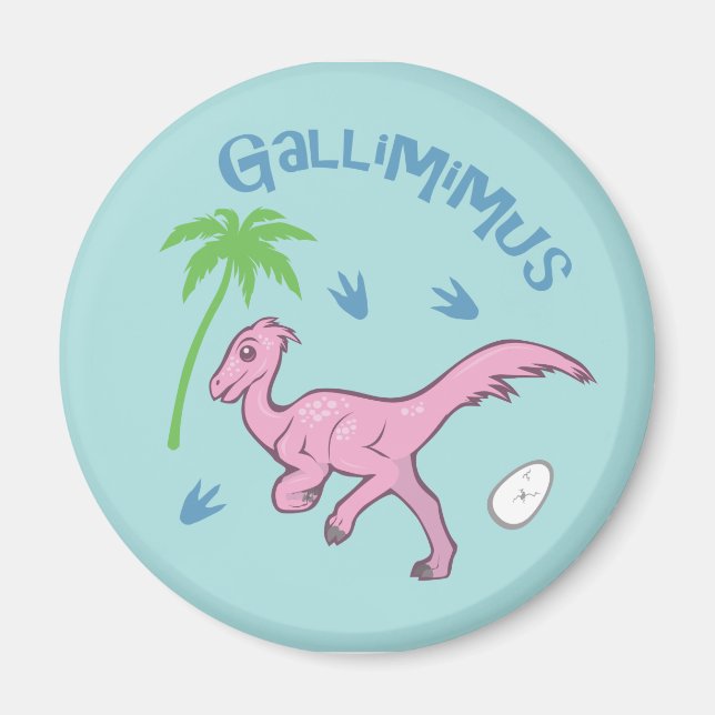 Niedlich Gallimimus Magnet (Vorne)