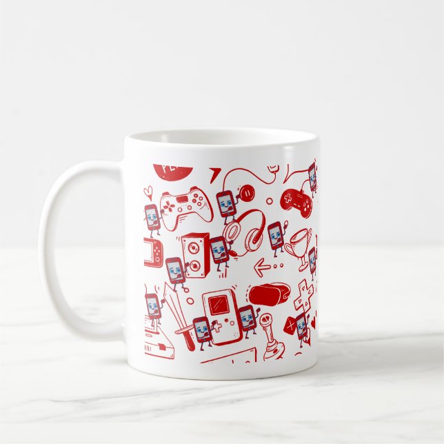 Niedlich Gaming-Tasse Kaffeetasse (Links)