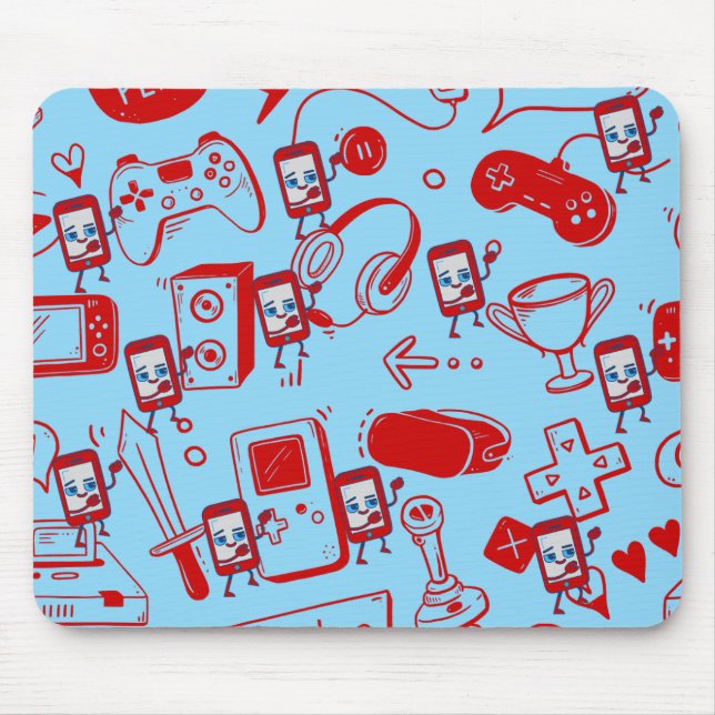 Niedlich Gaming Themed Mousepad (Vorne)
