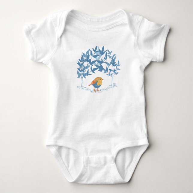 Niedlich Garden Bird Baby Strampler (Vorderseite)