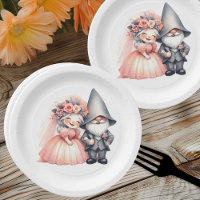 Niedlich Garden Gnome Woodland Orange Wedding
