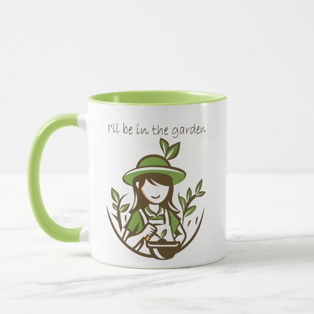 Niedlich Gartengarten Tasse (Links)