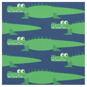 Niedlich Gators Kids Alligator Krokodile Cartoon Stoff