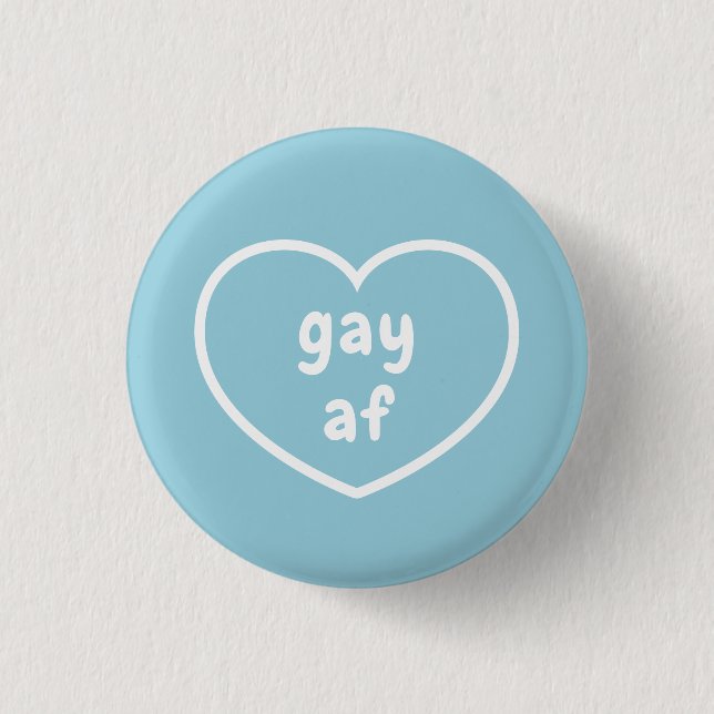 Niedlich Gay AF Button (Vorderseite)