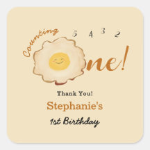 Niedlich gefrorenes Ei 1. Geburtstag