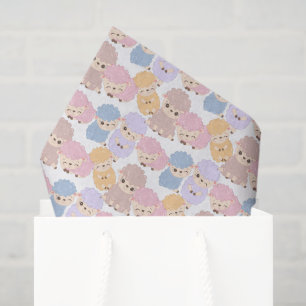 niedlich gekachelte Babydusche Seidenpapier