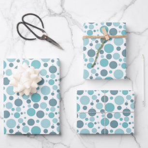 Niedlich gekachelte Polka dot Party Wrapping Paper Geschenkpapier Set