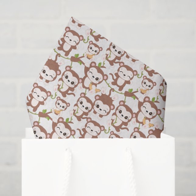 niedlich gekacheltes Unisex-Kleinmütterchen  Seidenpapier (Geschenktüte)