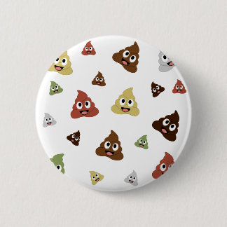 Niedlich Gekackt emoji-lustige Geschenkideen Button