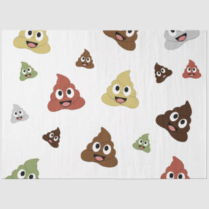 Niedlich Gekackt emoji-lustige Geschenkideen Seidenpapier