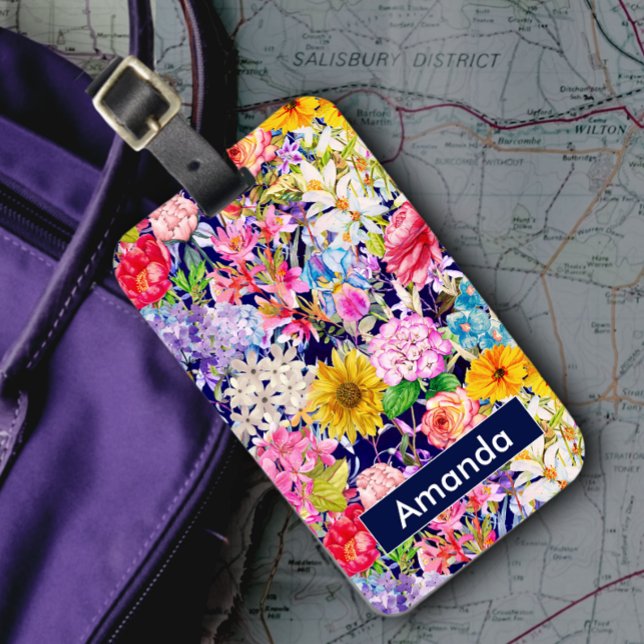 Niedlich-gelb-elegantes Muster Gepäckanhänger (Von Creator hochgeladen)