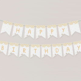 Niedlich-Gelbe Bienenhonig Wimpelkette