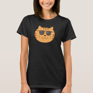 Niedlich Gelbe Katze Kitten Kätzchen Haustier träg T-Shirt