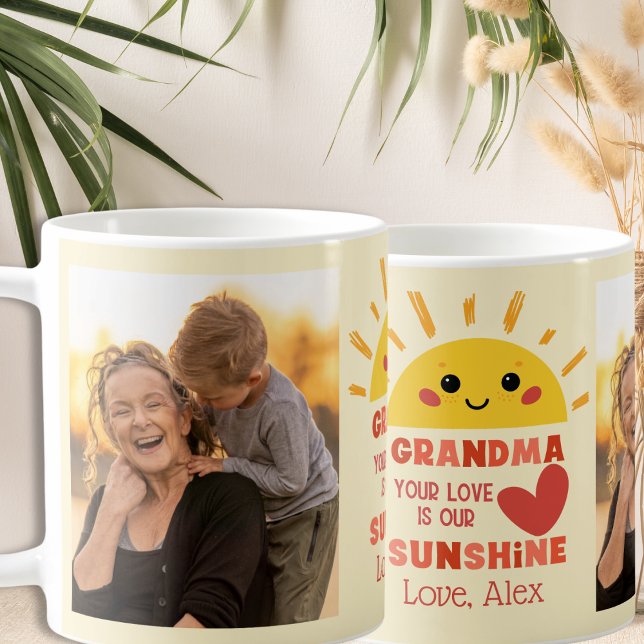 Niedlich Gelbe Liebe Oma Kaffeetasse (Von Creator hochgeladen)