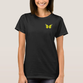 Niedlich-Gelbe Schmetterlingsgeschenk T-Shirt