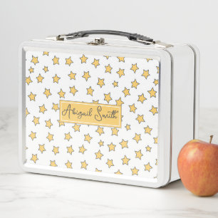 Niedlich Gelbe Sterne Muster Kids Lunch Box
