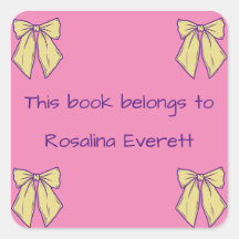 Niedlich Gelbe und rosa Bögen Mädchen Namen Kinder