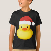 Niedlich-Gelber Gummi Duck Weihnachtsmann Weihnach