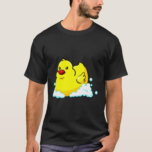 Niedlich-Gelber Gummi-Ducky-Geschenk Funny Duck Su T-Shirt (Vorderseite)