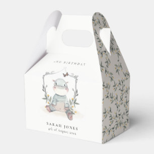 Niedlich-gelbes Hippo-Foliage jedes Lebensalter Geschenkschachtel