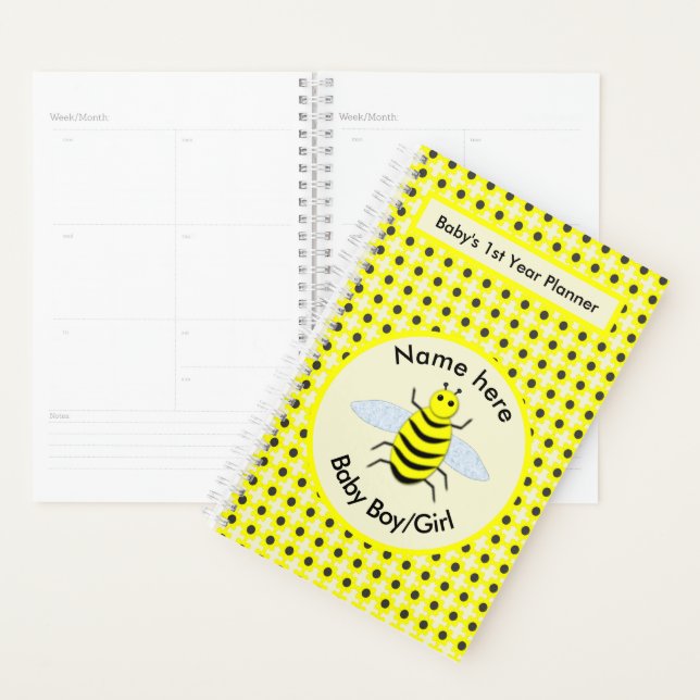 Niedlich-Gelbkraut-Gender im ersten Jahr neutral Planer (Anzeige)