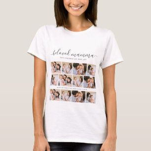 Niedlich Geliebte Mamma Mama Mütter Tag FotoCollag T-Shirt