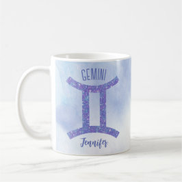 Niedlich Gemini Astrologie Signieren Personalisier Kaffeetasse