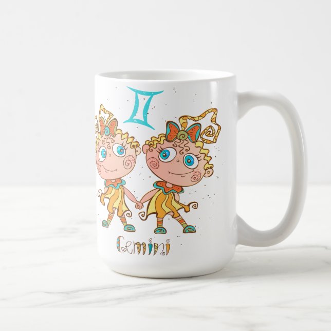 Niedlich Gemini Twins Kaffeetasse (Rechts)