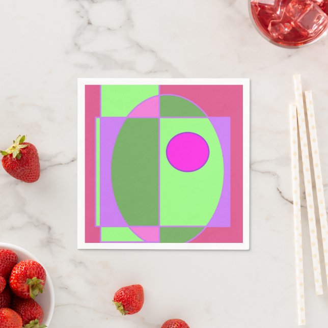 Niedlich Geometric Sherell Serviette (Beispiel)