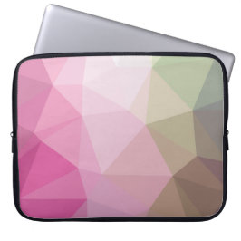 Niedlich geometrisch rosa Gradient Laptopschutzhülle