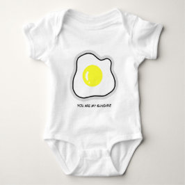 Niedlich gepochene Ei Baby Bodysuit Baby Strampler
