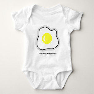 Niedlich gepochene Ei Baby Bodysuit Baby Strampler