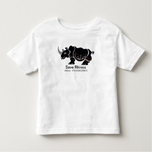 Niedlich Gerettet RHINOS - Afrika - Tierliebhaber  Kleinkind T-shirt