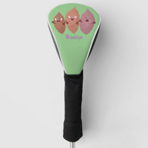 Niedlich gesang Süßkartoffeln Cartoon Gemüse Golf Headcover