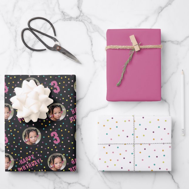 Niedlich Geschenkpapier Set (Vorderseite)