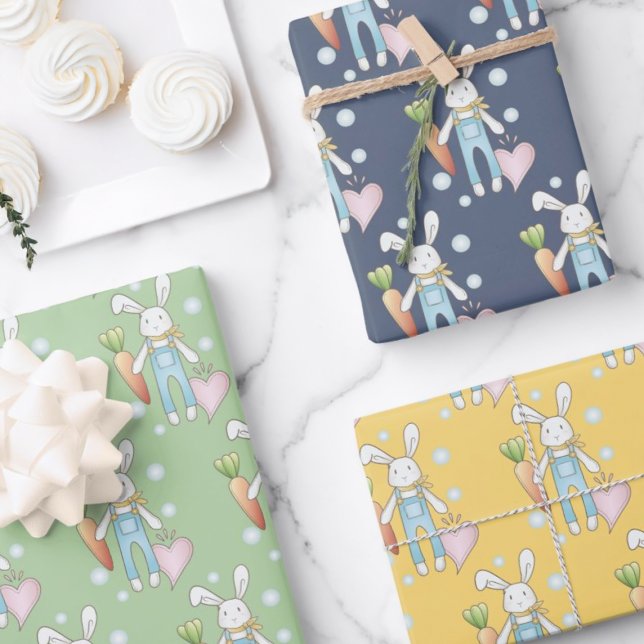 Niedlich gestopfte Tiersonne Geschenkpapier Set (Von Creator hochgeladen)