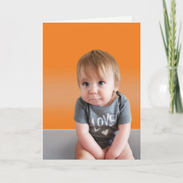 Niedlich Get Well Card - Orange Karte