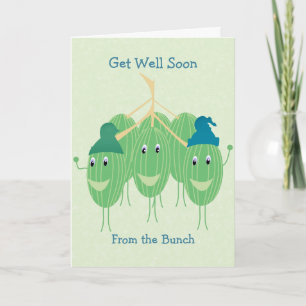 Niedlich Get Well Watermelon Card Karte