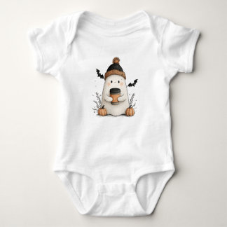 Niedlich Ghost Baby Outfit - Gemütliches HerbstHal Baby Strampler