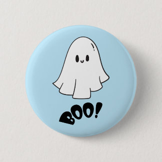 Niedlich Ghost Blue Halloween Spooky One Button