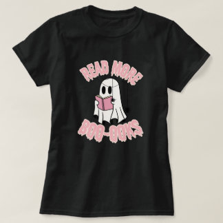 Niedlich Ghost Book Lover Halloween T - Shirt
