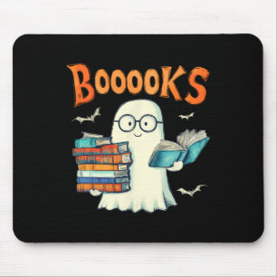 Niedlich Ghost Book Reading Booooks Halloween Lehr Mousepad