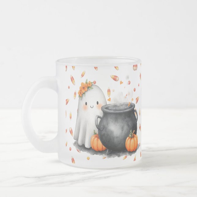 Niedlich Ghost Candy Custom Cauldron Mattglastasse (Links)
