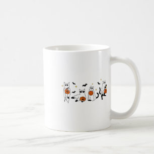 Niedlich Ghost Cat Funny Halloween Outfit Kostüme Kaffeetasse