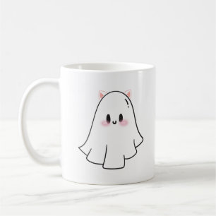 Niedlich Ghost Cat Kaffeetasse