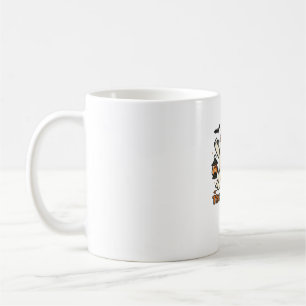 Niedlich Ghost Cat Spooky Halloween Kitten Magie W Kaffeetasse