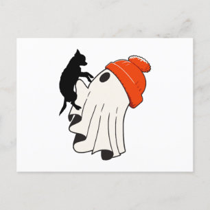 Niedlich Ghost Chihuahua Lover Feiertagspostkarte